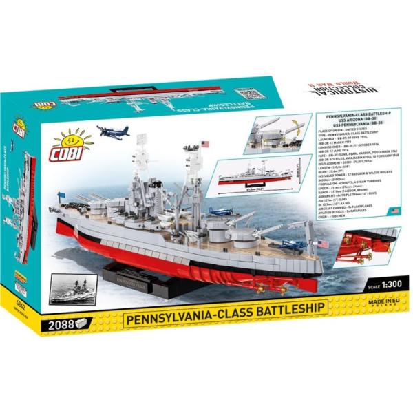 Cobi II WW Pennsylvania Class Battleship 2v1, 2088 k EXECUTIVE EDITION