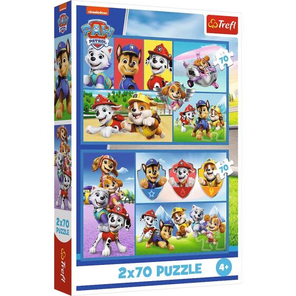 Trefl Puzzle 2 x 70 Pravidla Paw Patrol