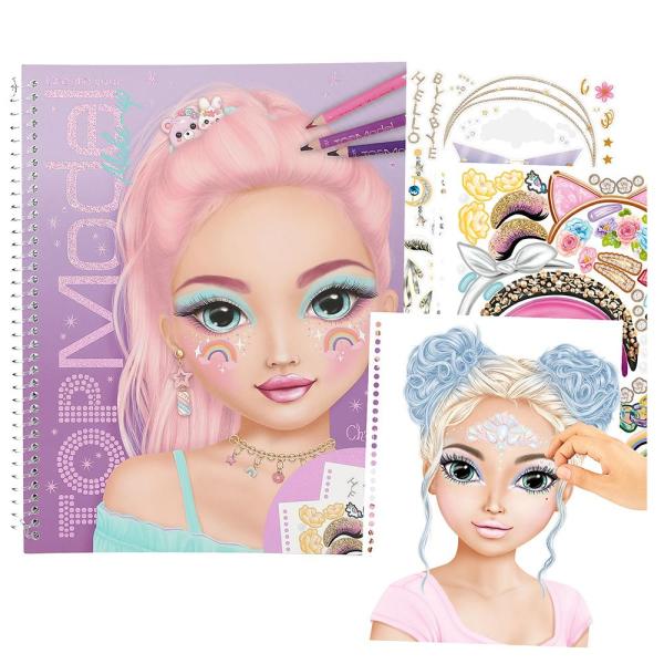 Top Model Kreativní sešit na vytváření make-upu