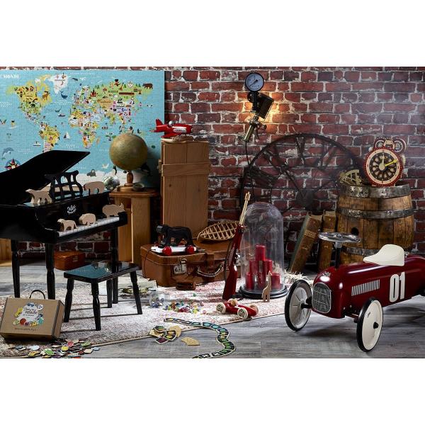 Vilac Vintage kovové odrážedlo bordo (obrázek 4)