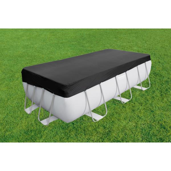 Bestway 58232 Obdélníkový kryt bazénu s rámem 412 x 201 cm, černý (obrázek 3)