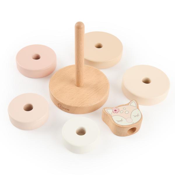 Bieco - Dřevěná stohovací věž - jelenček Ella (obrázek 3)