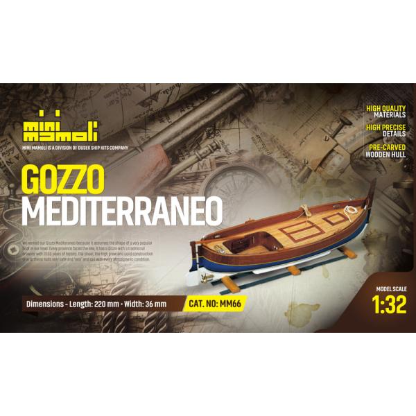 MINI MAMOLI Gozzo Mediterano 1:32 kit (obrázek 3)