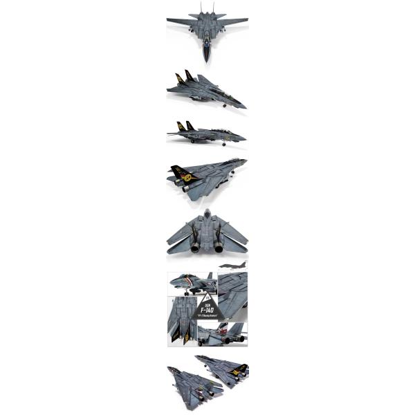 Model Kit letadlo 12590 - USN F-14D “VF-2 Bounty Hunters” (1:72) (obrázek 4)