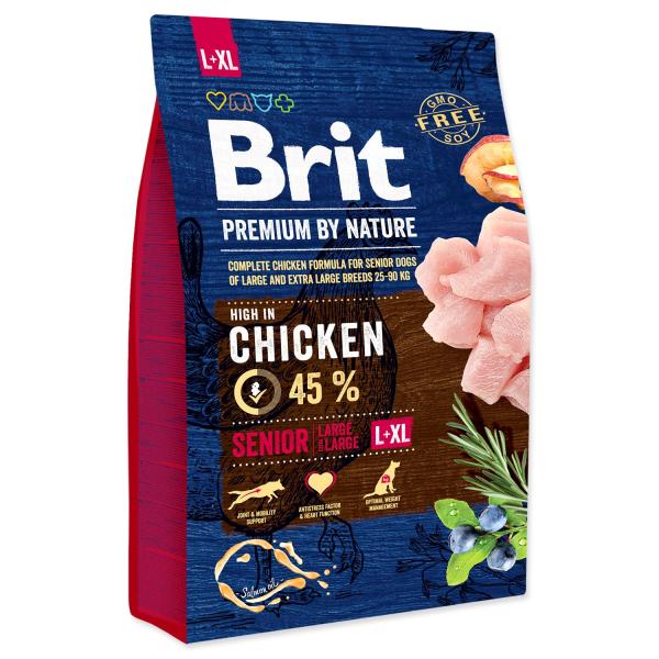 Krmivo Brit Premium by Nature senior L+XL 3kg