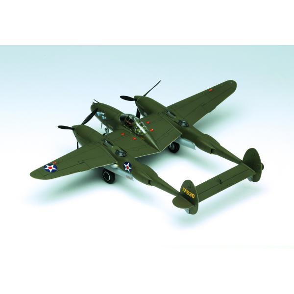 Model Kit letadlo 12208 - P-38f LIGHTNING GLACIER GIRL (1:48) (obrázek 4)
