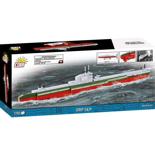Cobi 4856 II WW Polská ponorka ORP Sep, 1:300, 190k (obrázek 8)