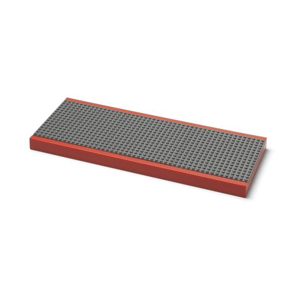 LEGO Polička na vystavení stavebnic - červená