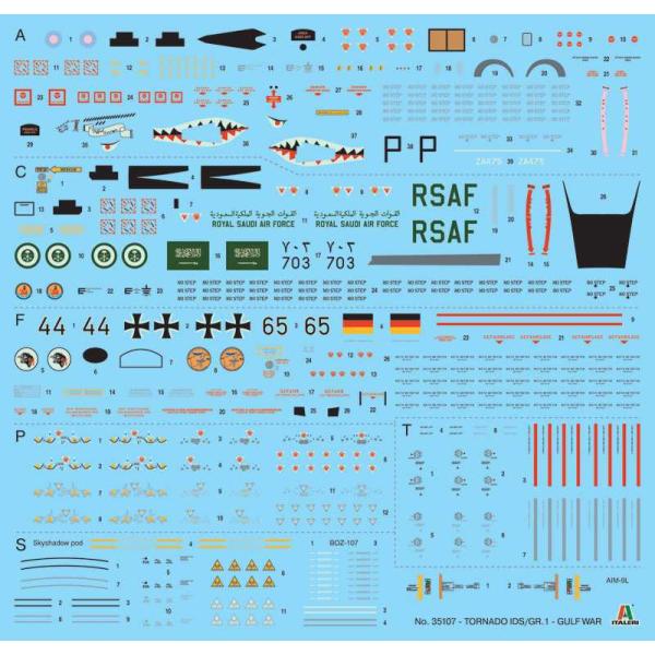 Model Kit War Thunder letadlo 35107 – Tornado GR.1/IDS (1:48)