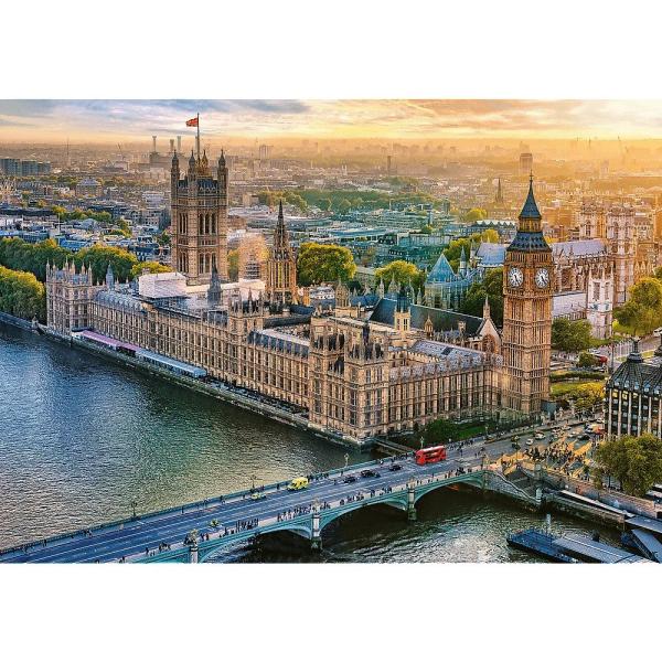 Trefl Prime Puzzle 1000 UFT – Panorama města: Westminsterský palác, Londýn, Anglie