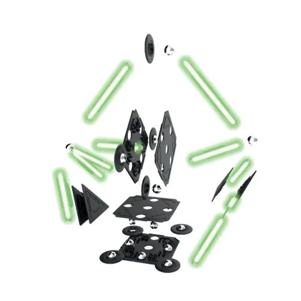 SUPERMAG magnetická stavebnice Glow 45ks (obrázek 3)