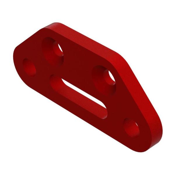 Arrma držiak zavesenia predný, hliník, červený