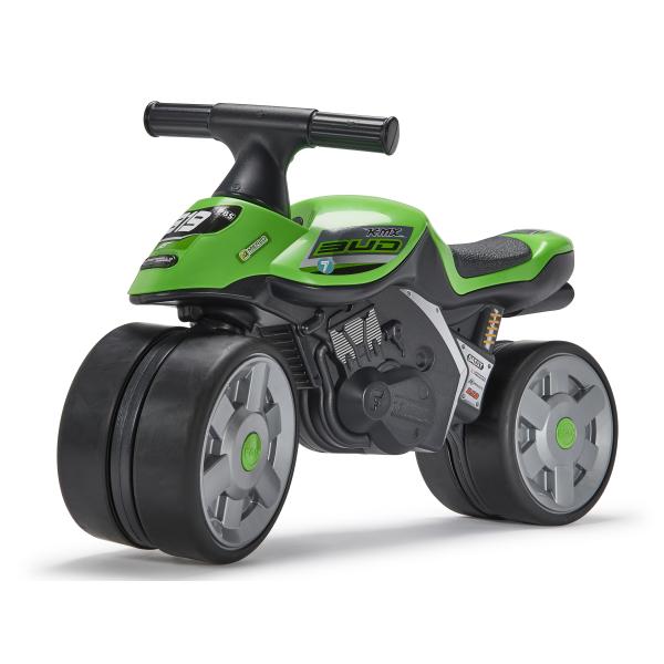 Falk - Moto Bud Racing Team Con Ruote Silenziose - Da 12 Mesi - Contiene Il 40% Di Plastica Riciclata - Made In France - Ruote Extra Large - Sviluppa L'equilibrio E Le Capacità Motorie - 402BRS-image