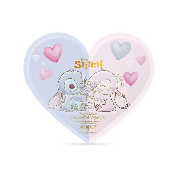 Mad Beauty Maska na tvár duo antioxidačná/hydratačná textilná I Heart Stitch 2x 25ml