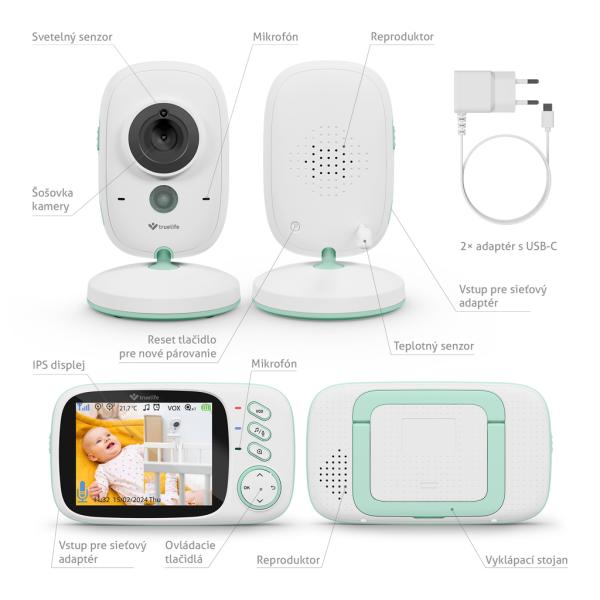 TRUELIFE Videotelefon digitální NannyCam H32 PRO