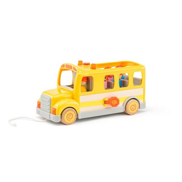 Woody Auto školský autobus so zvukmi a svetlom