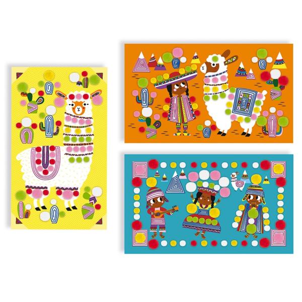 Janod Atelier Lama s bambulkami Midi 4+