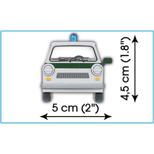 Cobi 24541 Youngtimer Trabant 601 Polizei 1:35
