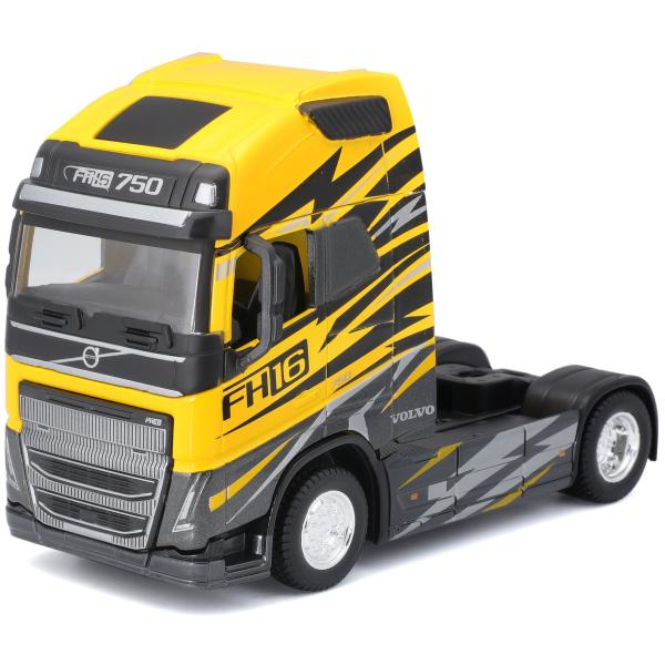 Bburago 1:43 Haulers Custom Cabs Volvo FH16 Globetrotter 750 XXL Amarillo