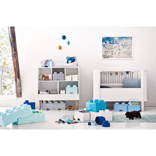 LEGO® úložný box 8 – světle modrá 250 x 500 x 180 mm