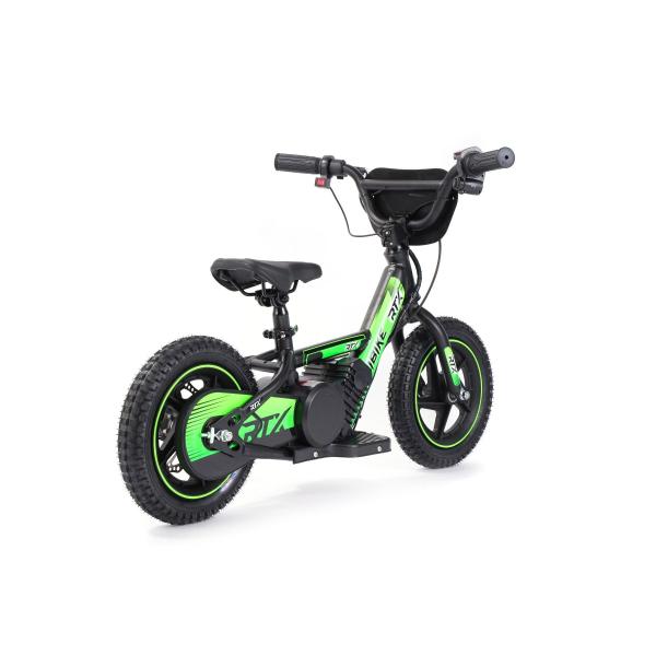 Dětské elektrické odrážedlo RIRIBIKE RTX3 24V (12”), zelené, Lithiová baterie, 100W motor (obrázek 4)