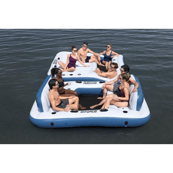 Bestway 43964 Nafukovací ostrov Bloc Party Island, 268 x 234 x 30 cm (obrázek 3)