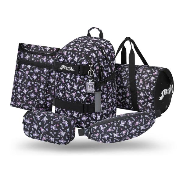 BAAGL SADA 5 Skate Kuromi Black: batoh, peračník, športová taška, ľadvinka, obal na notebo