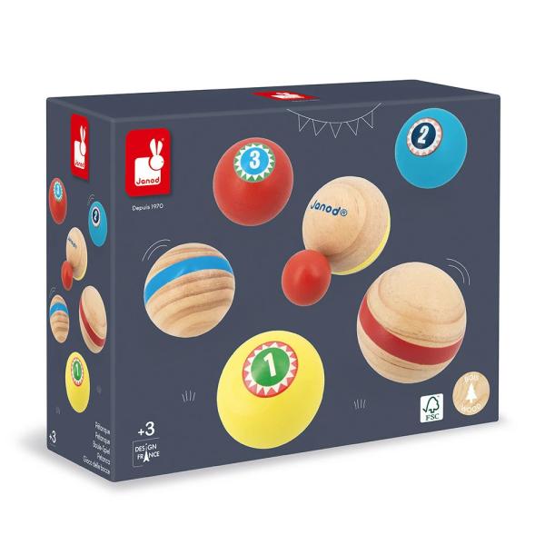 Janod Applepop Dětský dřevěný petanque