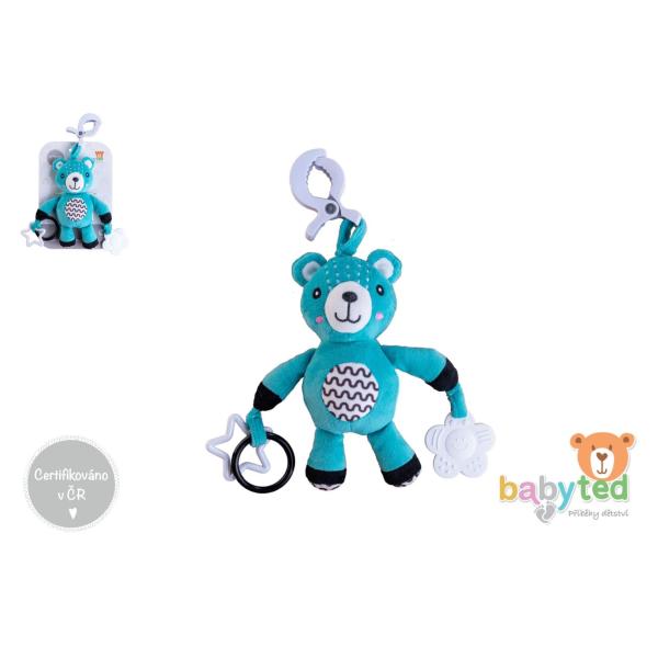 Medvídek babyted chrastítko plyš 30cm závěs na postýlku/kočárek