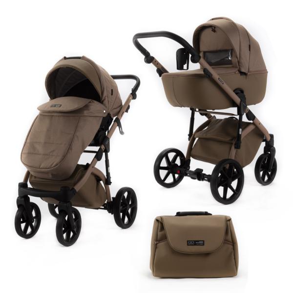 ADAMEX Kočárek kombinovaný Nola Natura Camel