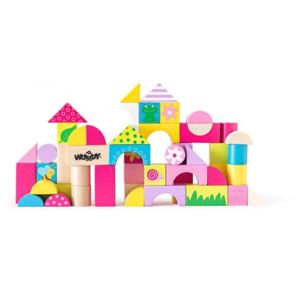 Woody Kostky s potiskem, 50 dílů – Trendy