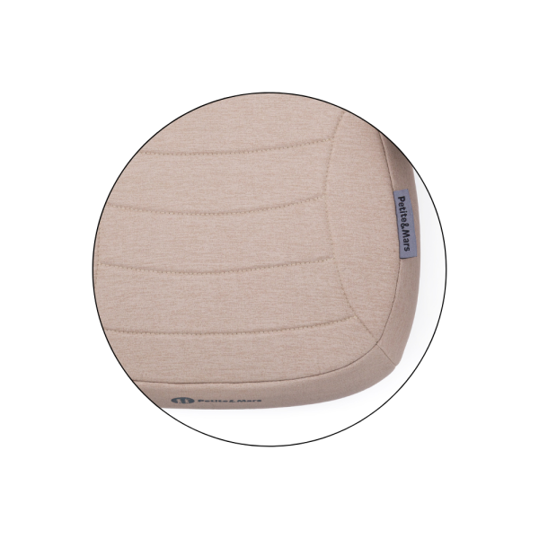 PETITE&MARS Podsedák Zuno Tan Brown 125 - 150 cm (22-36 kg) (obrázek 8)