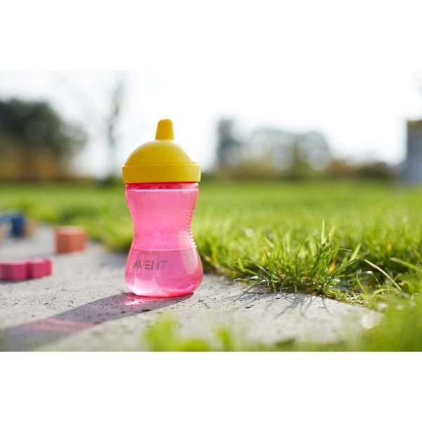 Philips AVENT Hrnek 300 ml Grippy s tvrdým náustkem dívka (obrázek 3)