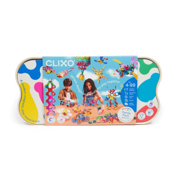 CLIXO Family – magnetická stavebnice 150 kusů