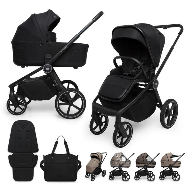 Muuvo Kočík kombinovaný Five 2v1 Classic Black