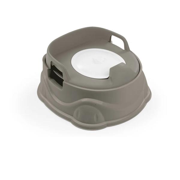 Dolu 3v1 nočník, sedátko na WC, stolička, šedá