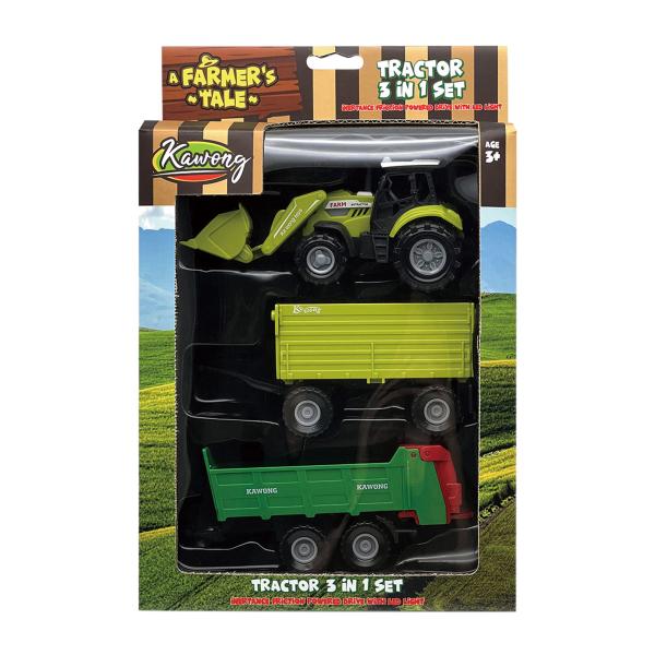 Traktor s příslušenstvím se světlem a zvukem