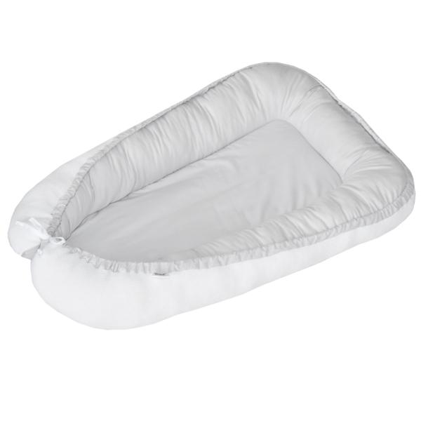 Hniezdo pre bábätko obojstranné White-Gray 90x60cm