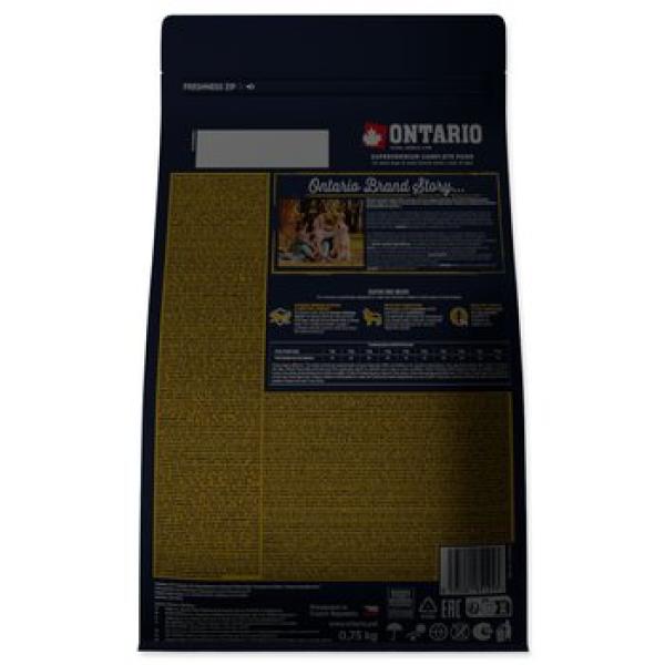 Krmivo Ontario Adult Mini Lamb & Brown Rice 0,75kg (obrázek 10)