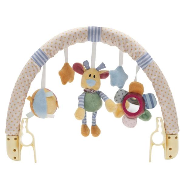 Hračka do kočika Baby Mix kvety, medvedíka a hviezdičiek