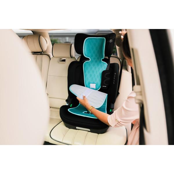 Prodyšná podložka do autosedačky Breeze sk. 2/3, Aquatic Green