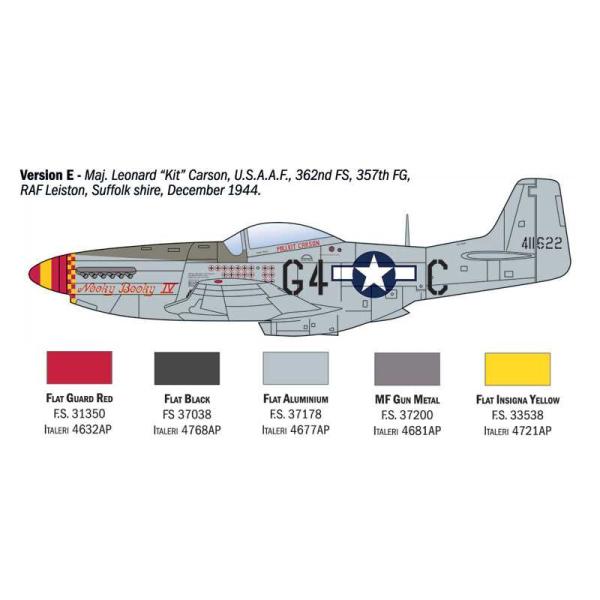 Model Kit letadlo 1484 - P-51D Mustang Aces (1:72) (obrázek 7)