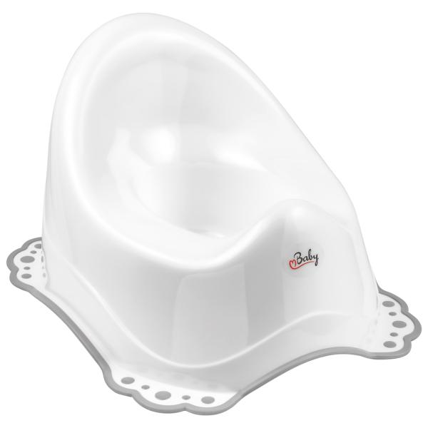 MALTEX Nočník protiskluzový s hudbou Classic - White