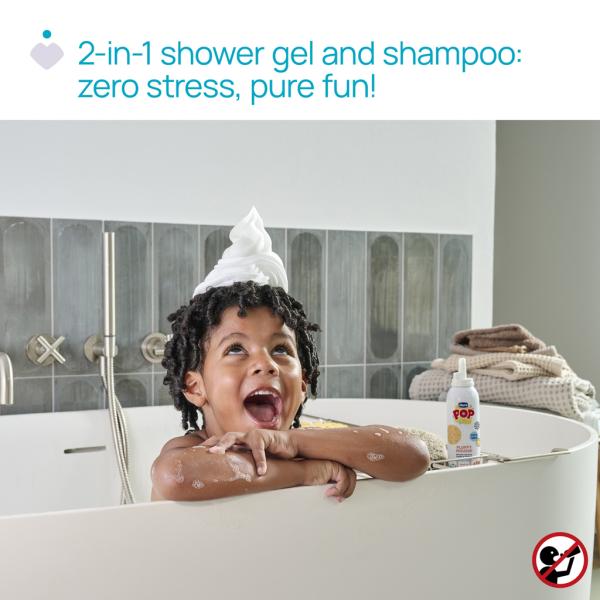 Chicco Pena na vlasy a tělo Pop Vanilla wrap 200ml (obrázek 3)