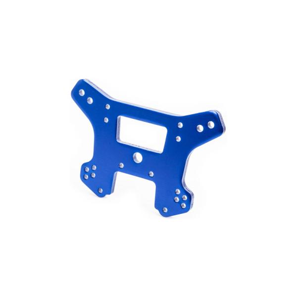 Traxxas veža popredných tlmičov hliníková modro eloxovaná