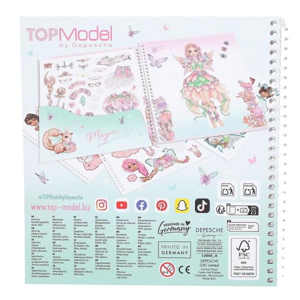 Top Model Kreativní kniha nálepek Fantasy (obrázek 4)