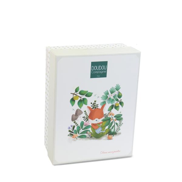 Doudou Dárková sada Plyšová liška Romarin s dekou 28 cm