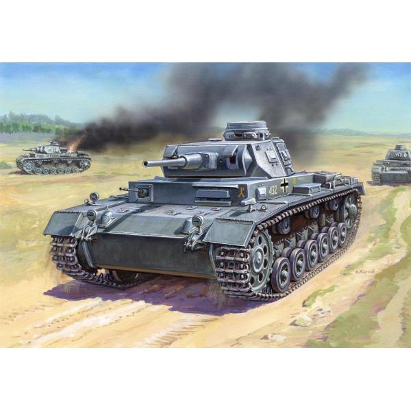 Wargames (WWII) tank 6119 – German Tank Panzer III (1: 100)