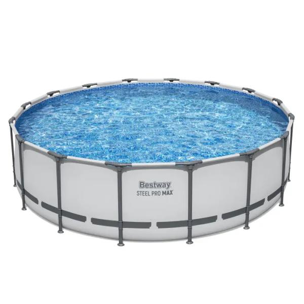 Zahradní bazén Bestway 5612Z Steel Pro MAX 4.88mx 1.22m Pool Set s kartušovou filtrací