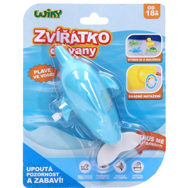 Delfín natahovací do vany 14 cm - český obal